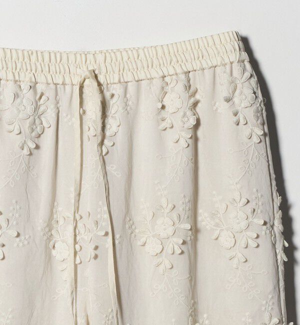 BEAUTY&YOUTH UNITED ARROWS「セルロースナイロン エンブロイダリー イージーパンツ」|その他|