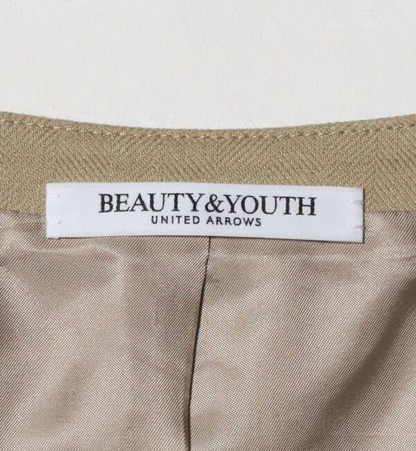 BEAUTY&YOUTH UNITED ARROWS「麻ブレンド カラーレス シングル ジャケット UVカット」|ノーカラージャケット|