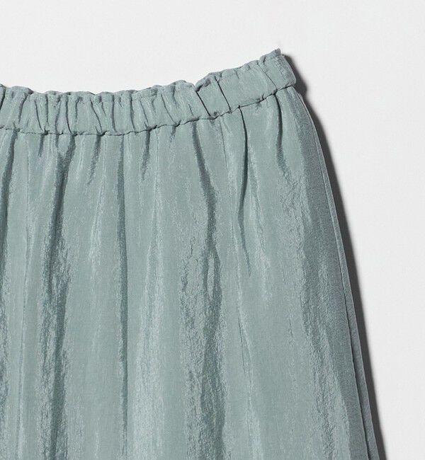 BEAUTY&YOUTH UNITED ARROWS「セルロースナイロン ワッシャーロングスカート ウォッシャブル」|スカート|