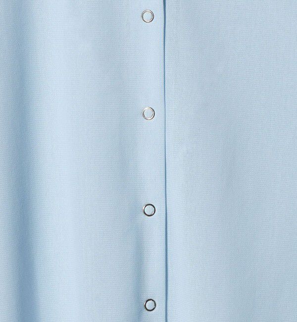 BEAUTY&YOUTH UNITED ARROWS「リングボタン チュール カーディガン ウォッシャブル 接触冷感」|カーディガン|