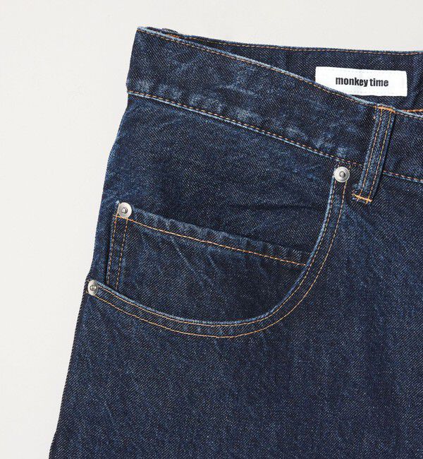 MONKEY TIME「デニム ルーズ ポケット バギー パンツ」|チノ|