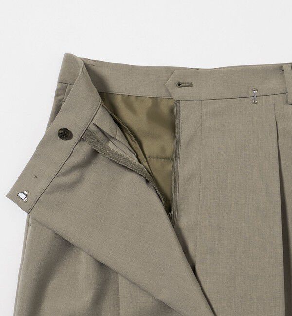 BEAUTY&YOUTH UNITED ARROWS「ポプリン 2タック ラップパンツ ウォッシャブル 吸水速乾 接触冷感」|その他|