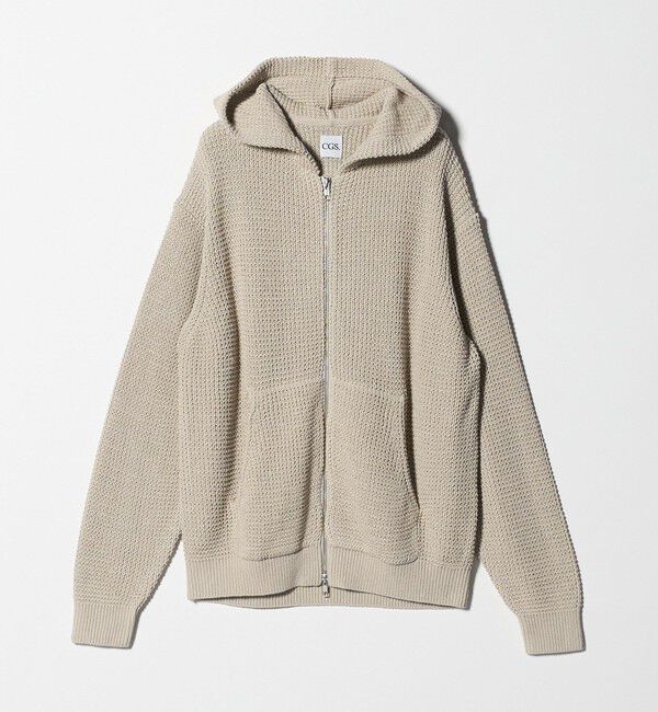 California General Store「＜CGS.＞ペーパー コットン ジップ パーカー」|パーカー|BEIGE