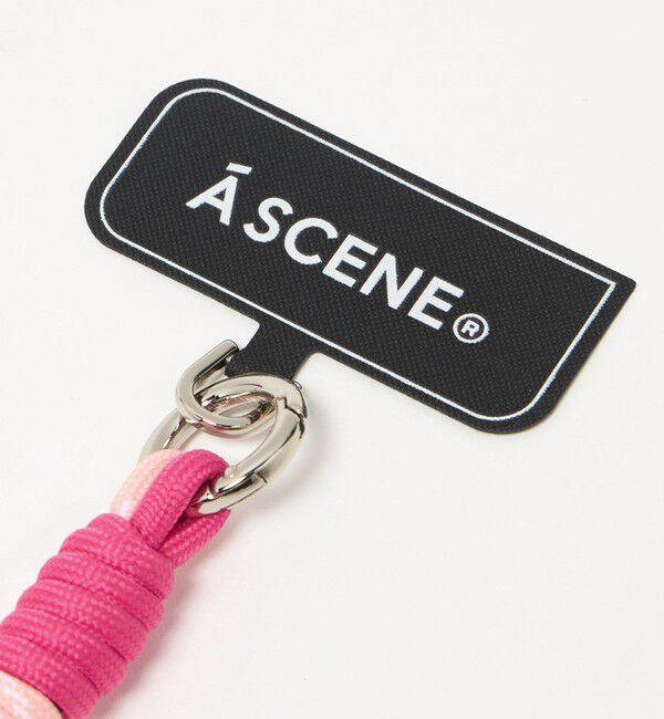 BEAUTY&YOUTH UNITED ARROWS「＜A SCENE＞Design paracord shoulder スマホショルダー ピンク」|その他|