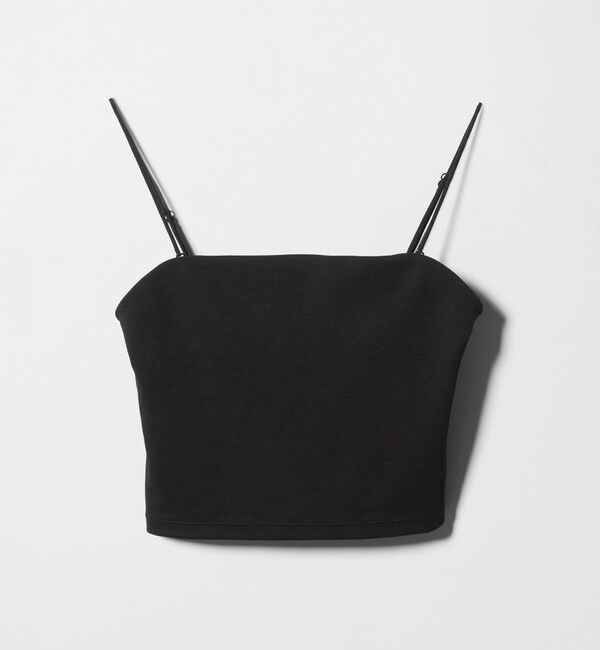 BEAUTY&YOUTH UNITED ARROWS「コットン ベア天竺 バンドゥ」|キャミソール|BLACK