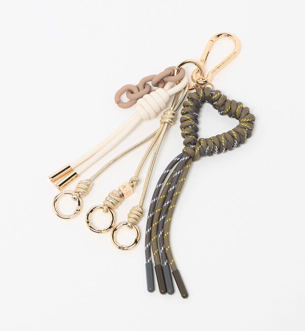 BEAUTY&YOUTH UNITED ARROWS「＜VIOLAd&rsquo;ORO＞コード ハート バッグチャーム」|チャーム・キーホルダー|