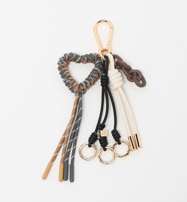 BEAUTY&YOUTH UNITED ARROWS「＜VIOLAd&rsquo;ORO＞コード ハート バッグチャーム」|チャーム・キーホルダー|