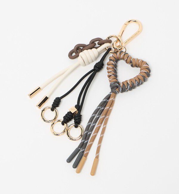 BEAUTY&YOUTH UNITED ARROWS「＜VIOLAd&rsquo;ORO＞コード ハート バッグチャーム」|チャーム・キーホルダー|
