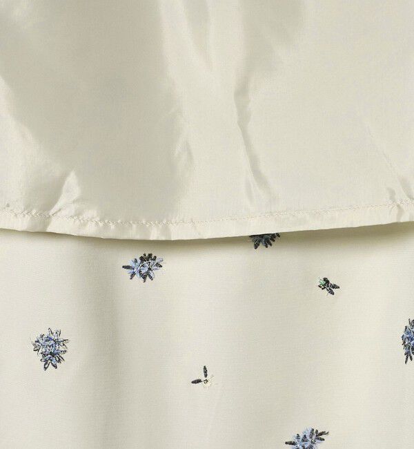 BEAUTY&YOUTH UNITED ARROWS「フラワー エンブロイダリー ドローストリング スカート ウォッシャブル」|スカート|