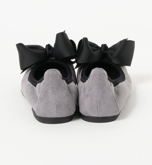 Ray BEAMS 「SEPTEMBER MOON / リボン バレエシューズ ソリッド」|バレエシューズ|