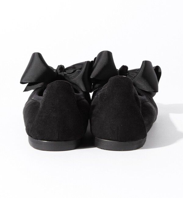 Ray BEAMS 「SEPTEMBER MOON / リボン バレエシューズ ソリッド」|バレエシューズ|