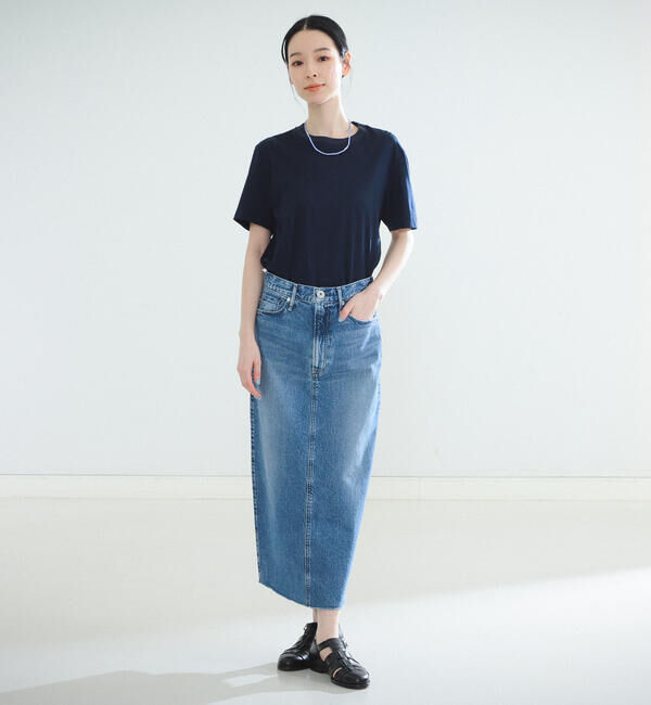 Demi-Luxe BEAMS 「SLOANE / コットン天竺  Tシャツ」|Tシャツ・カットソー|