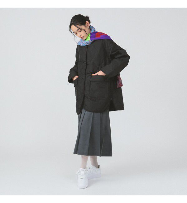 Ray BEAMS 「キルティング ノーカラー ブルゾン」|ブルゾン・スタジャン|