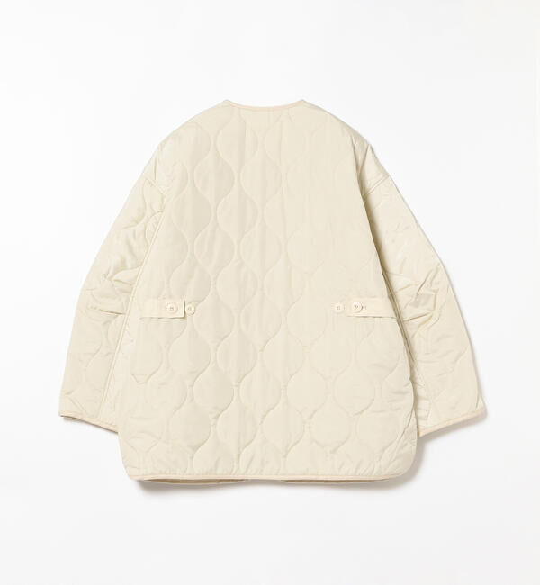 Ray BEAMS 「キルティング ノーカラー ブルゾン」|ブルゾン・スタジャン|