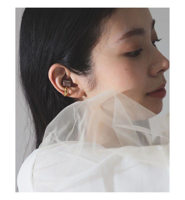 Demi-Luxe BEAMS 「MARIA BLACK / Omotesando Cider イヤーカフ イエローゴールド」|その他|