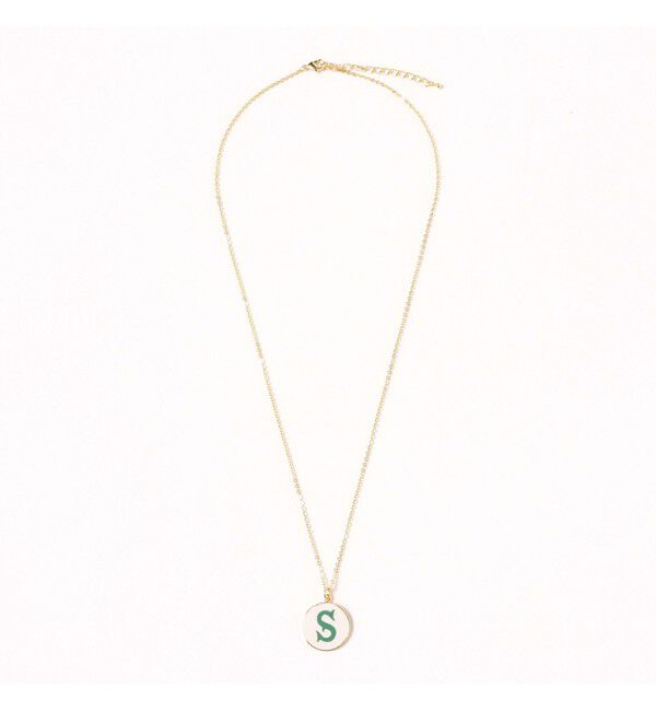 Ray BEAMS 「イニシャル エポ コイン ネックレス」|その他|