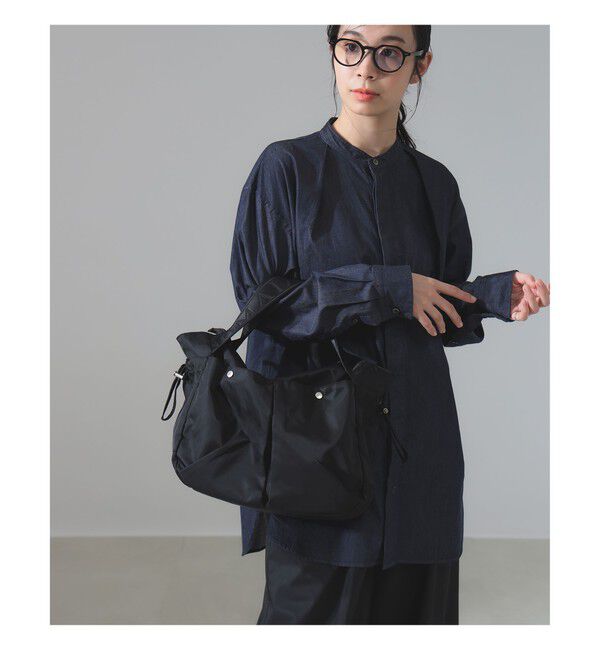 Demi-Luxe BEAMS 「NOMADIS / BASQUE M ショルダーバッグ」|トートバッグ|BLACK