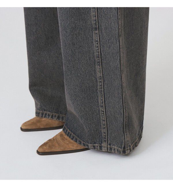 Ray BEAMS 「オーバーダイ デニム パンツ」|デニム|