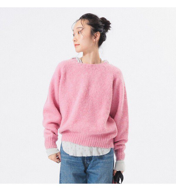 BEAMSBOY「【別注】Nor&rsquo;Easterly / シェットランド シャギー クルーネック 25FW」|ニット・セーター|