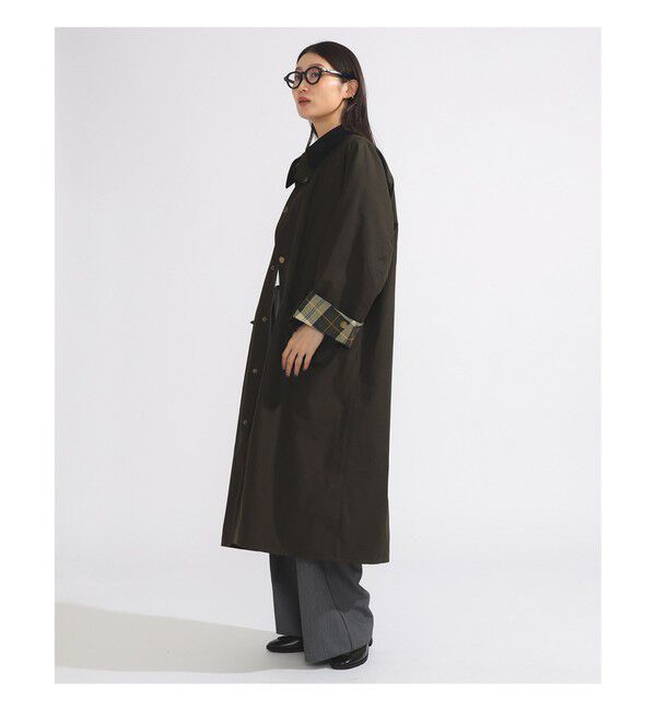 Demi-Luxe BEAMS 「【別注】BARBOUR / BURGHLEY ロングコート」|ダッフルコート|