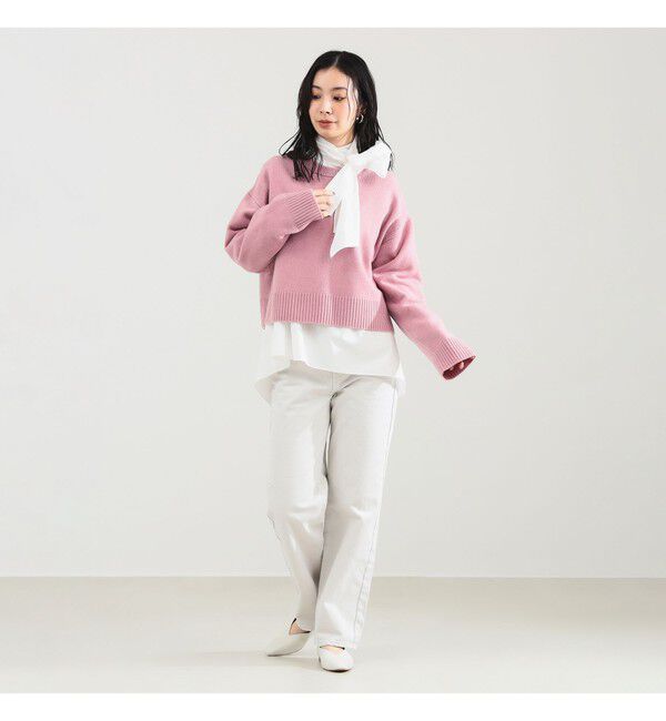 Demi-Luxe BEAMS 「upper hights / THE CECILIE BONE デニムパンツ」|デニム|