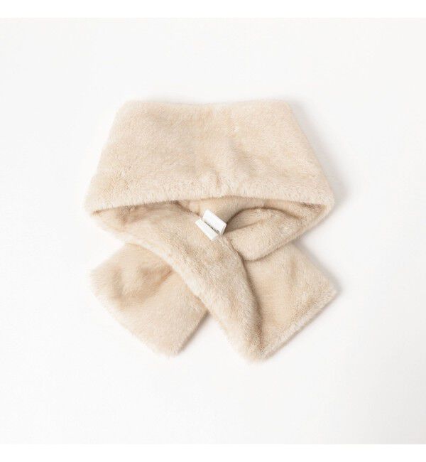 Demi-Luxe BEAMS 「ミンク フェイクファー マフラー」|ストール|