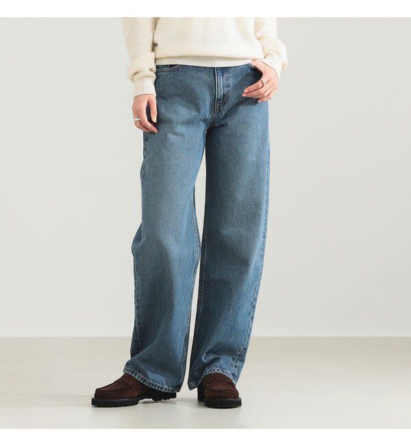 Demi-Luxe BEAMS 「B SIDES / LEROY MID RELAXED BOW デニムパンツ」|デニム|MERCE_SUNFADE