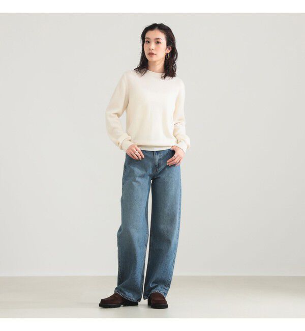 Demi-Luxe BEAMS 「B SIDES / LEROY MID RELAXED BOW デニムパンツ」|デニム|