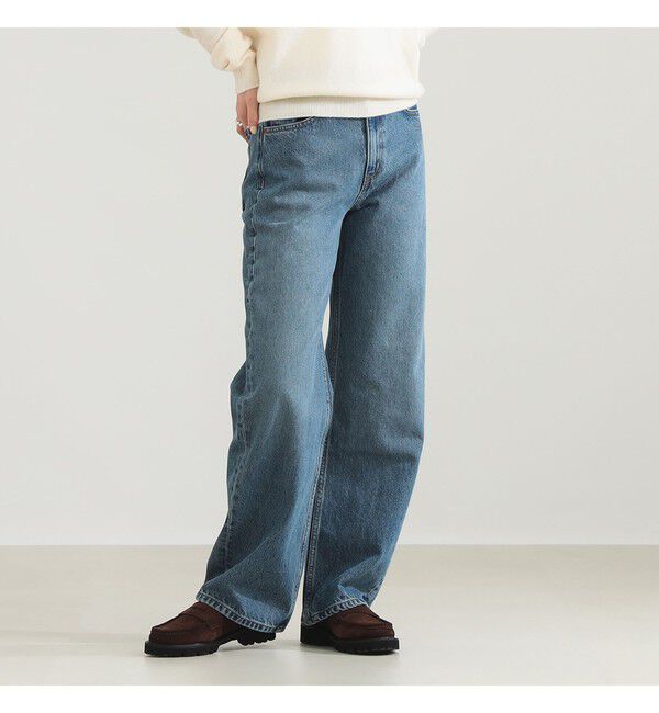 Demi-Luxe BEAMS 「B SIDES / LEROY MID RELAXED BOW デニムパンツ」|デニム|