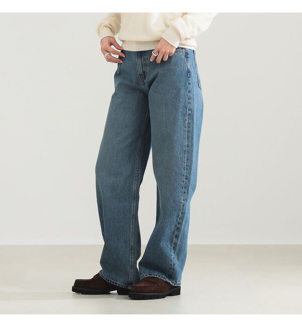 Demi-Luxe BEAMS 「B SIDES / LEROY MID RELAXED BOW デニムパンツ」|デニム|