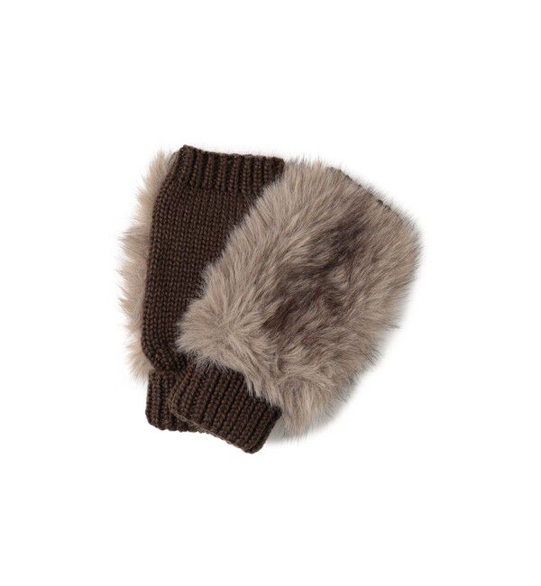 Ray BEAMS 「フェイクファー グローブ」|手袋|