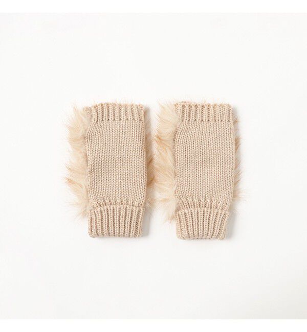 Ray BEAMS 「フェイクファー グローブ」|手袋|