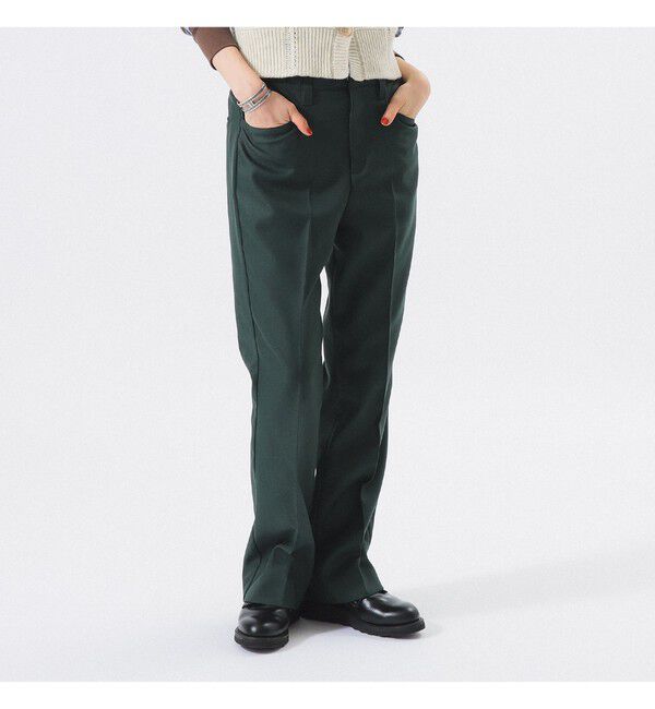 BEAMSBOY「ポリエステル ツイル スラックス」|スラックス|