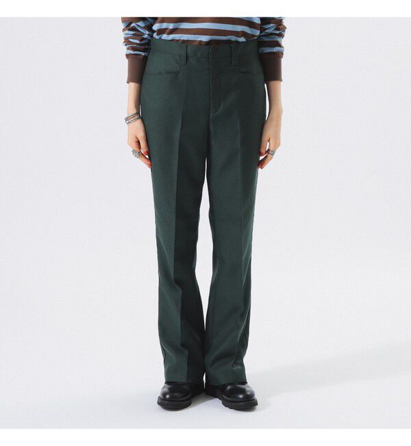 BEAMSBOY「ポリエステル ツイル スラックス」|スラックス|