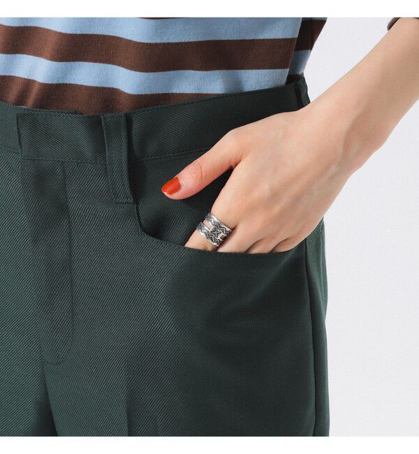 BEAMSBOY「ポリエステル ツイル スラックス」|スラックス|