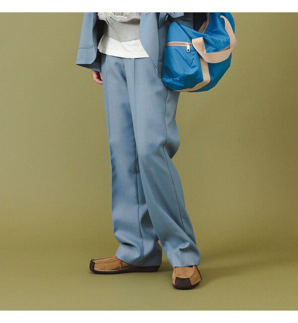 BEAMSBOY「ポリエステル ツイル スラックス」|スラックス|