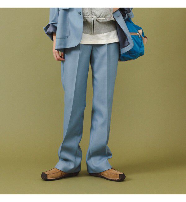 BEAMSBOY「ポリエステル ツイル スラックス」|スラックス|