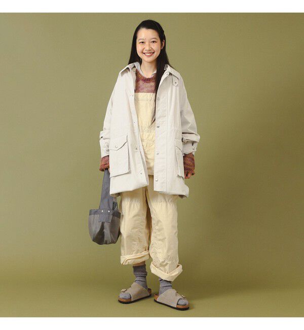 BEAMSBOY「コットン ナイロン ヘム アジャスト コート」|ダッフルコート|