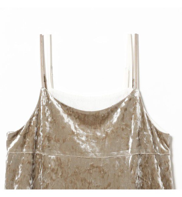 Ray BEAMS 「ベロア レース レイヤー ワンピース」|ワンピース|