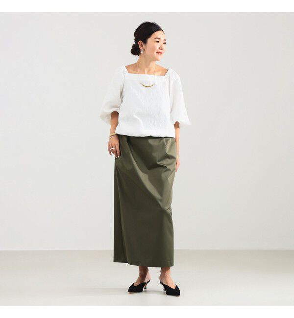 Demi-Luxe BEAMS 「エディター東原妙子 &times; Demi-Luxe BEAMS / 2WAY ジャカード ブラウス」|シャツ・ブラウス|