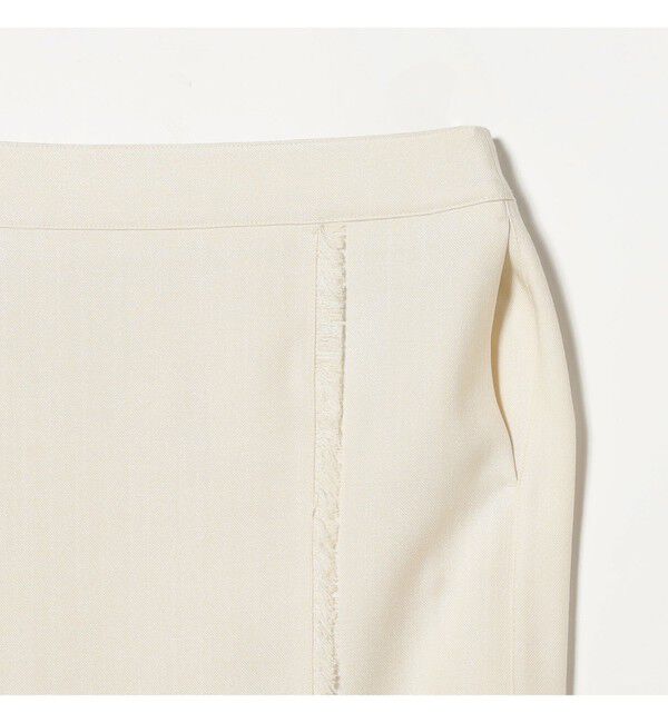 Demi-Luxe BEAMS 「フリンジ  Iライン スカート」|スカート|