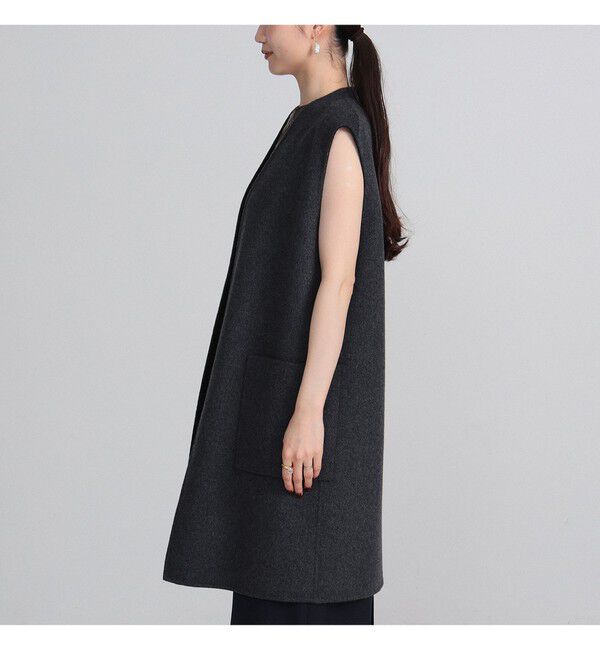 Demi-Luxe BEAMS 「リバー ロングジレ」|ダウン|