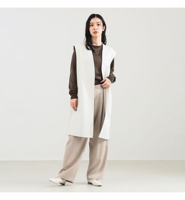 Demi-Luxe BEAMS 「リバー ロングジレ」|ダウン|