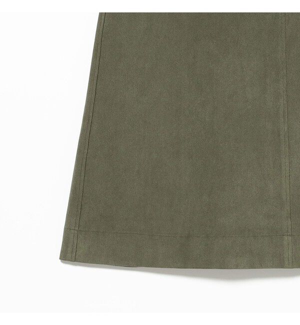 Demi-Luxe BEAMS 「フェイクスエード フレアスカート」|スカート|