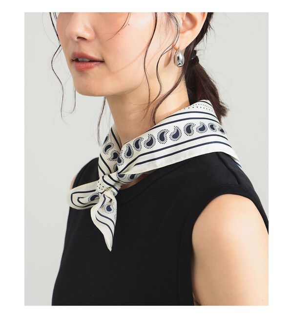 Demi-Luxe BEAMS 「lescarf / ペイズリー スカーフ」|ストール|