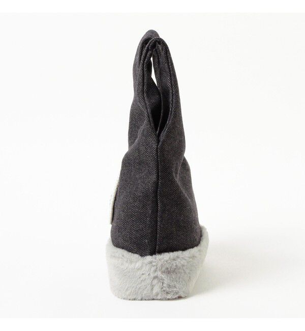 Ray BEAMS 「ECODECO / ツイード ファー バッグ」|トートバッグ|