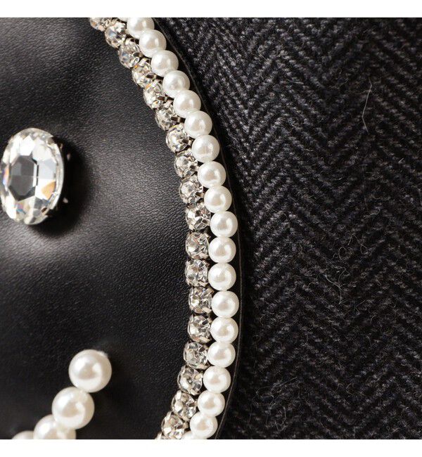 Ray BEAMS 「ECODECO / ツイード ファー バッグ」|トートバッグ|