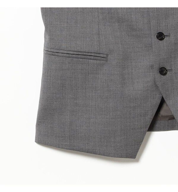 Demi-Luxe BEAMS 「YLEVE / シャンブレー ウール ベスト」|ダウン|