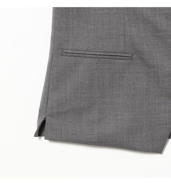 Demi-Luxe BEAMS 「YLEVE / シャンブレー ウール ベスト」|ダウン|