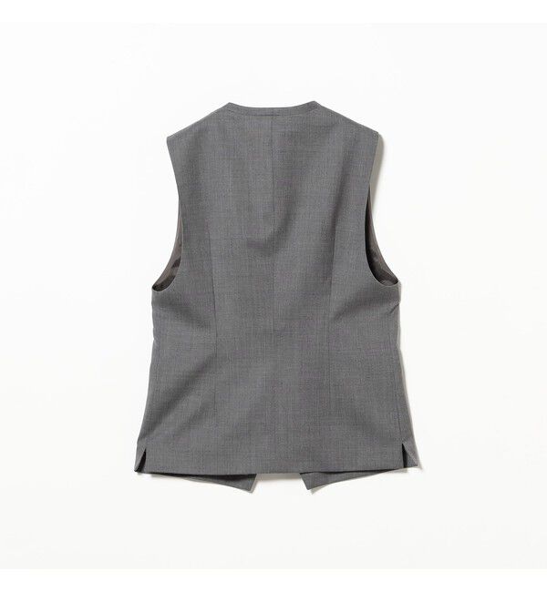 Demi-Luxe BEAMS 「YLEVE / シャンブレー ウール ベスト」|ダウン|